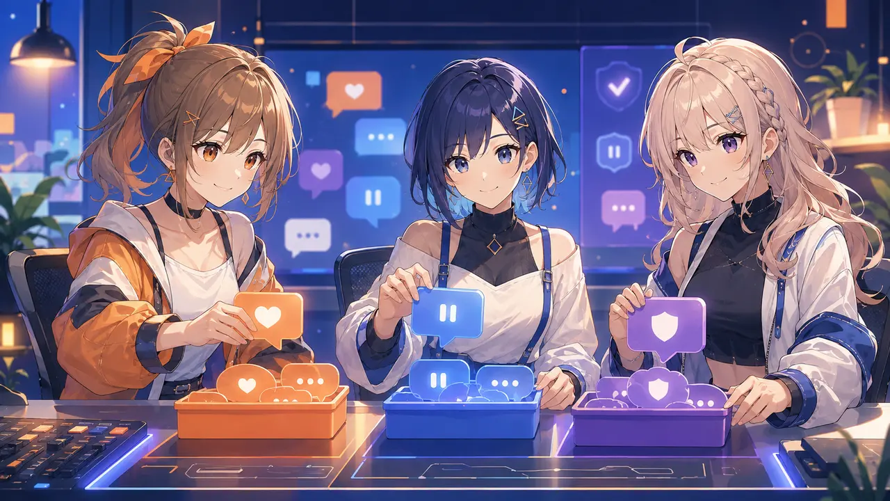 コメント欄の安全を協力して守るモデレーターチーム