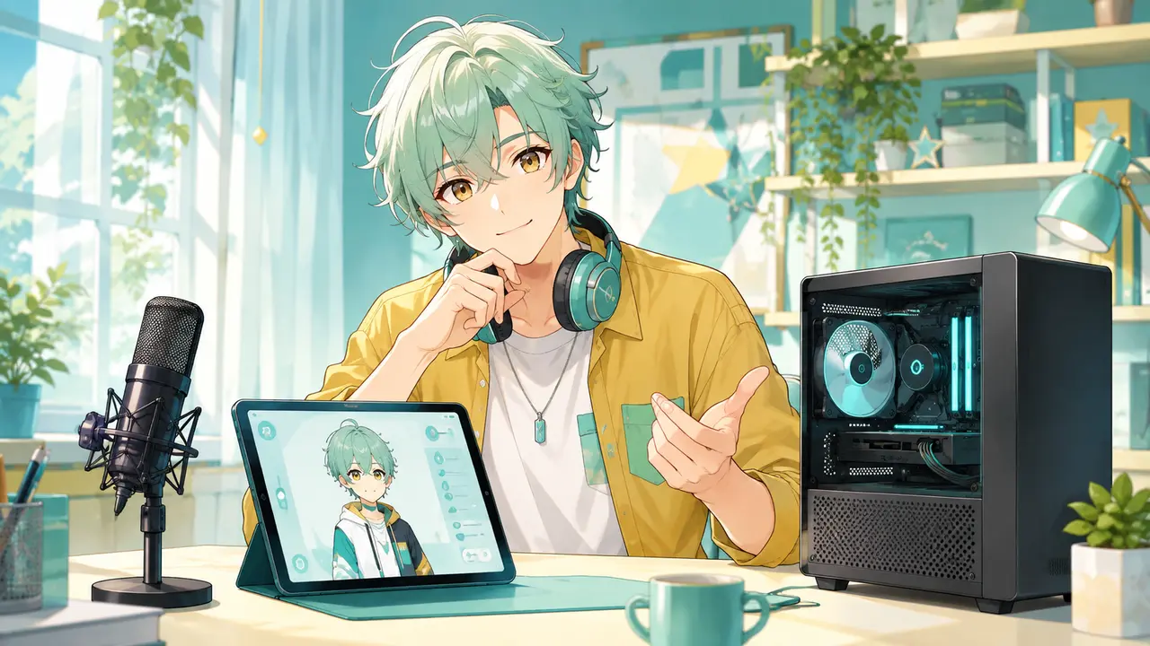 必要な機材を予算に合わせて選ぶVTuber